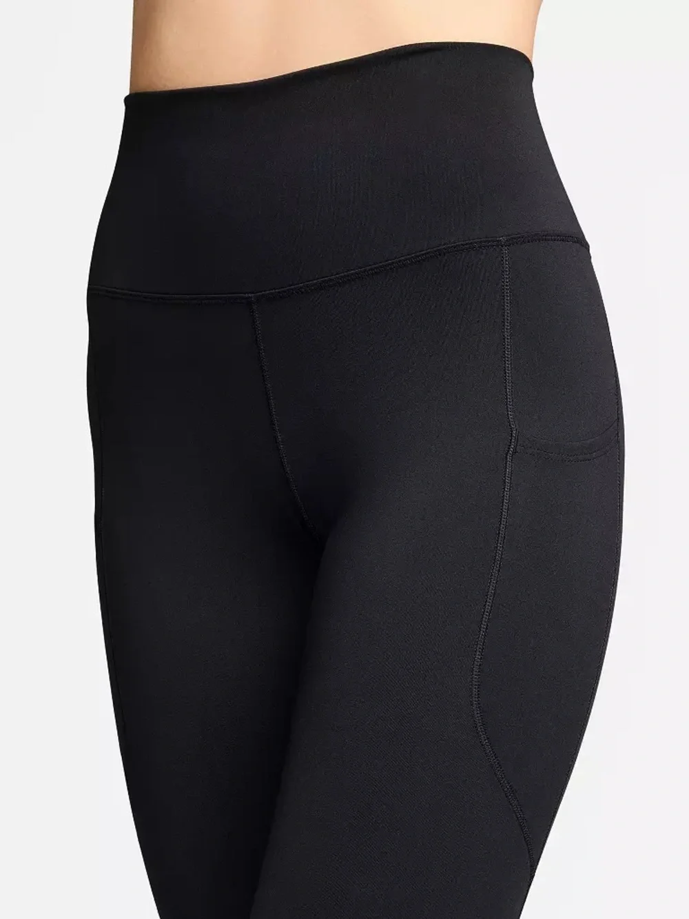 Nike Black Women's High-Waist Leggings with Side Pockets